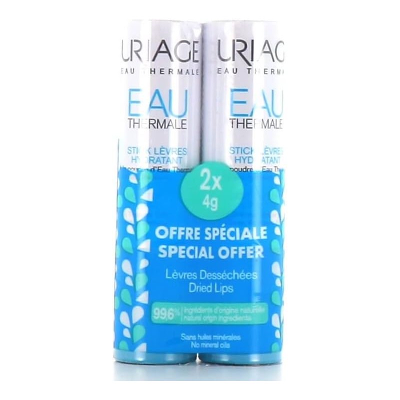 URIAGE STICK EAU LABIAL POWER 4.5 G 2X1 DUPLO MAS CONCENTRADO