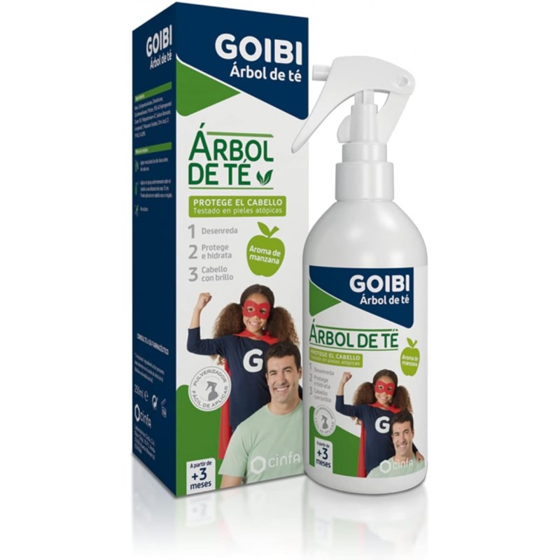 GOIBI ARBOL DE TE SPRAY 250 ML AROMA MANZANA
