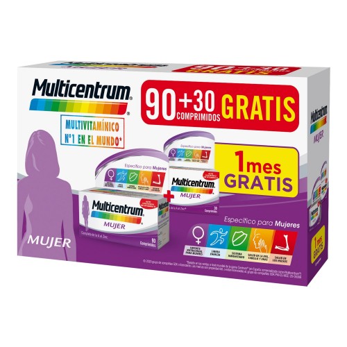 MULTICENTRUM MUJER 120 C TOTAL