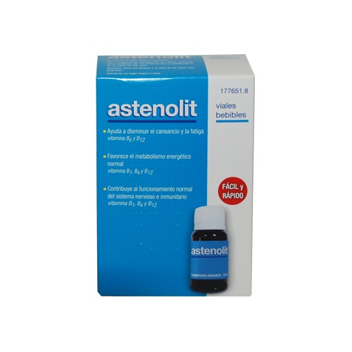 ASTENOLIT VIALES BEBIBLES 12 VIALES