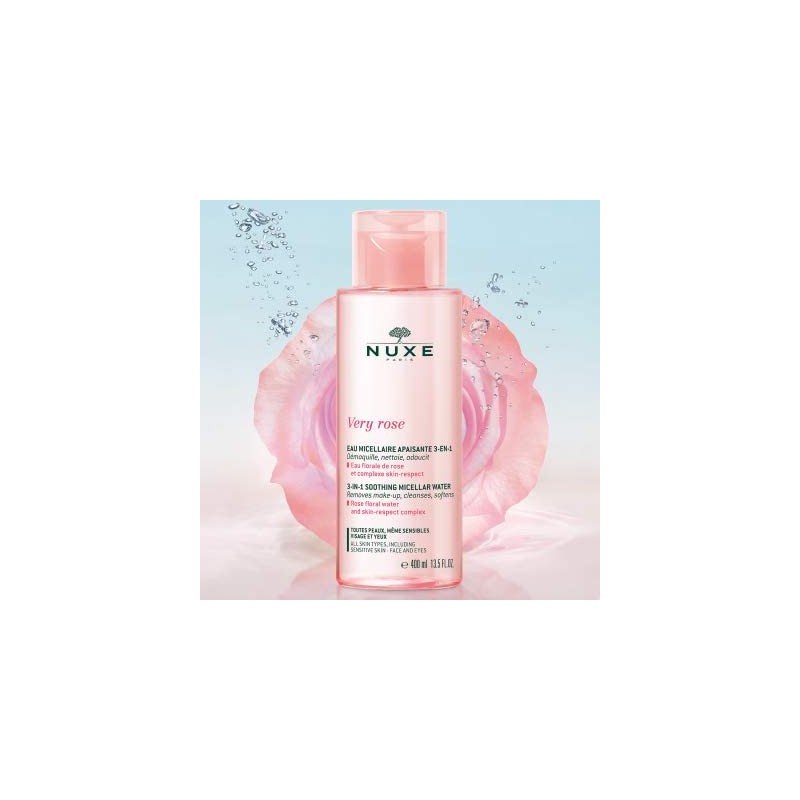 NUXE VERY ROSE AGUA MICELAR CALMANTE 3 EN 1 400M