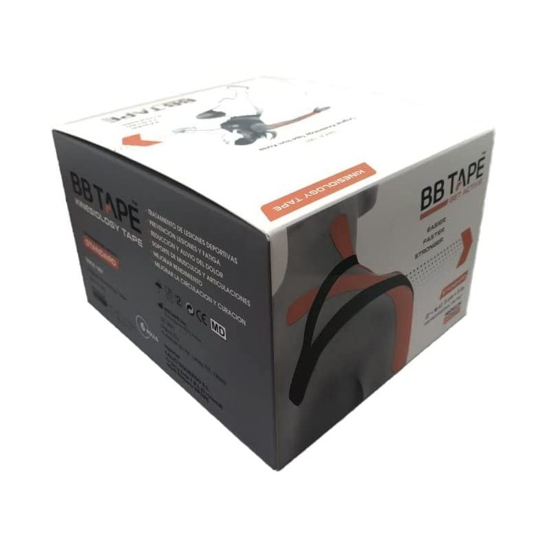 BB TAPE NEGRO 5X5 VENDA NEUROMUSCULAR 12004-03
