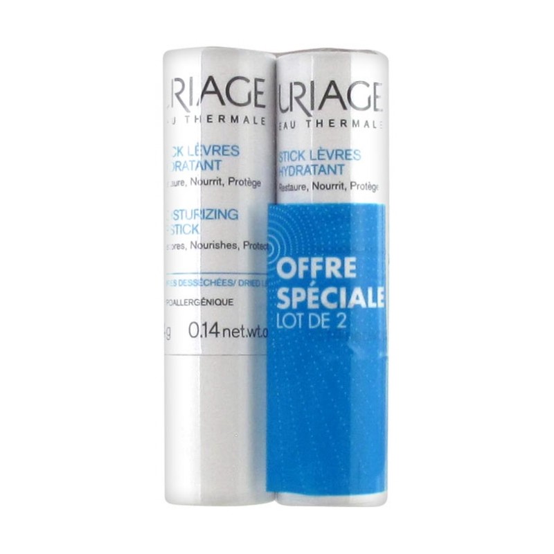 URIAGE STICK EAU LABIAL 4.5 G 2X1 DUPLO